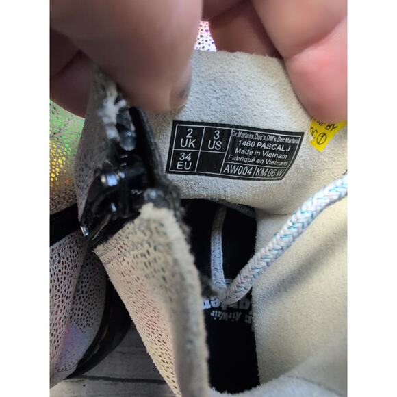 3 Dr. Martens Multi Glitter 1460 Pascal Y Boots - Picture 7 of 10